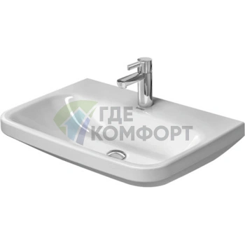 Медицинская раковина Duravit DuraStyle без перелива 650x440 мм (белая) (2324650000) - фото 1