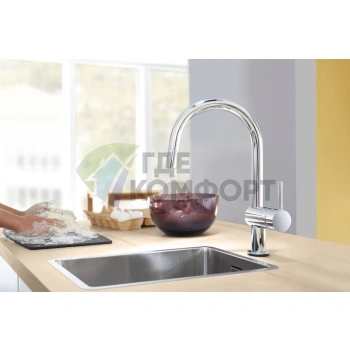 Смеситель Grohe Minta Touch для кухни с умным управлением - фото 2