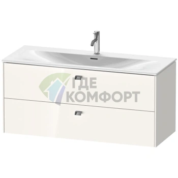 Подвесная тумба Duravit Brioso 234412 с 2 ящиками, 555x1220x479 мм, цвет White High Gloss (BR431402222) - фото 1