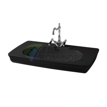 Раковина подвесная Artceram Civitas 90x49.5 см, черный глянец (CIL002 03 00 nero *1) - фото 1