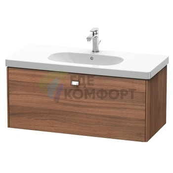 Тумба подвесная Duravit Brioso для ванной 1020x469x452 мм с выдвижным ящиком, цвет натуральный орех (BR404701079) - фото 1