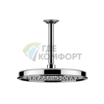 Верхний душ GESSI VENTI20 300 мм с потолочным держателем 293 мм, хром (65153#031) - фото 1