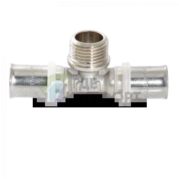 Тройник пресс с наружной резьбой 32х1х32 Valtec - фото 3