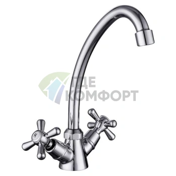 Стильный кухонный смеситель Lemark Soul LM6040C с выдвижным изливом для максимального комфорта