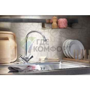 Смеситель Grohe Costa L 31831001 для кухни: однорычажный с выдвижной лейкой - фото 4