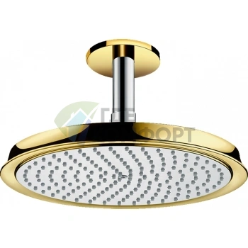 Верхний душ HG Raindance Classic Air с технологией RainAir, 240 мм, хром/золото (27405090) - фото 1