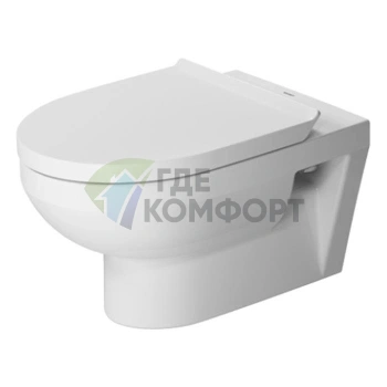 Унитаз подвесной Duravit DuraStyle BASIC безободковый 540x365 мм, белый (2562090000) - фото 1