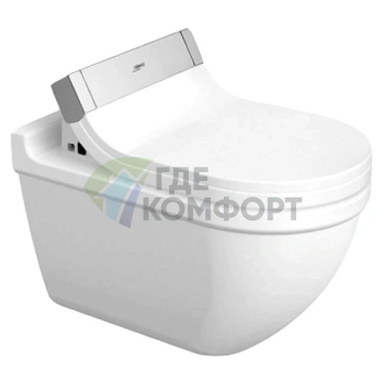 Подвесной унитаз Duravit Starck 3: Современный дизайн и функциональность (2226590000) - фото 1