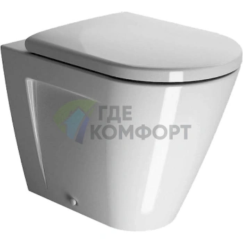 Приставной унитаз GSI Norm 55 с системой микролифта - фото 1