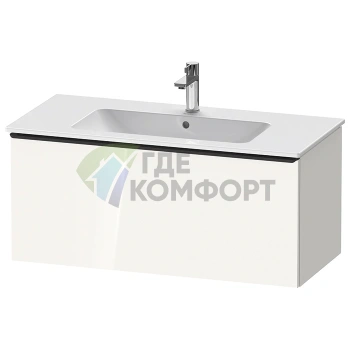 Тумбочка подвесная Duravit D-Neo 440x1010x462, 1 ящик, белый высокоглянцевый (DE426302222) - фото 1