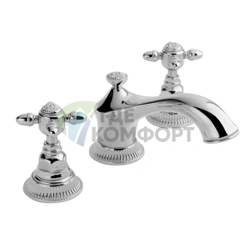 Смеситель для раковины Nicolazzi Impero с автоматическим изливом и донным клапаном, хром (1208CR36) - фото 1