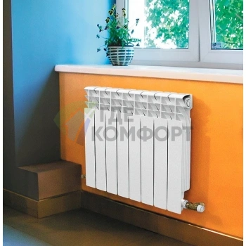 Радиатор биметаллический Termica Bitherm 350/80 8 секций - фото 2