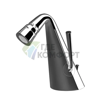 Смеситель для биде Gessi Cono с донным клапаном в элегантном цвете Finox (45007#149) - фото 1