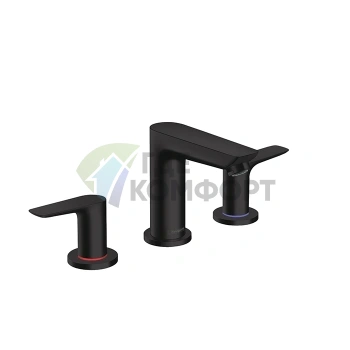 Смеситель для раковины Hansgrohe Talis E 150, черный матовый (71733670) - фото 1
