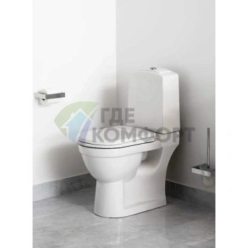 Унитаз-компакт Gustavsberg Logic 5695 с бачком и микролифтом - фото 3