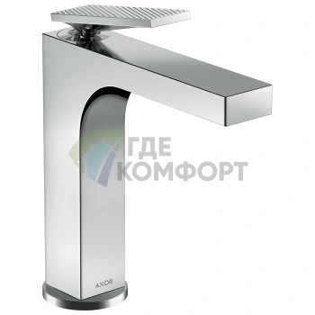 Смеситель для раковины AX Citterio 160 с текстурой, хром (39071000) - фото 1