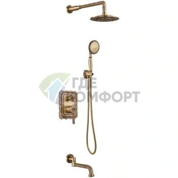Встраиваемый душевой комплект Lemark Jasmine LM6622B
