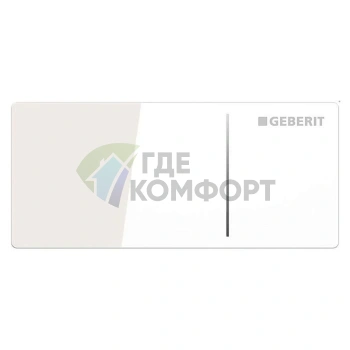 Кнопка смыва для унитаза Geberit Sigma 70 белая - фото 1