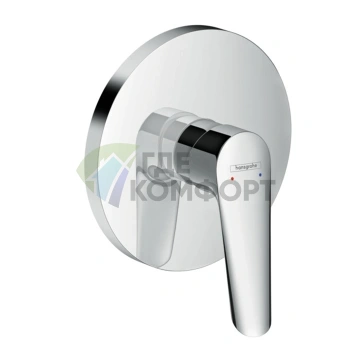 Смеситель для душа Hansgrohe Logis E встраиваемый, на 1 источник, с хромированным покрытием (71603000) - фото 1
