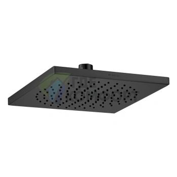 Верхний душ Fantini Mint 200x200 мм: стильный и надежный в черном матовом цвете (86 13 8008) - фото 1