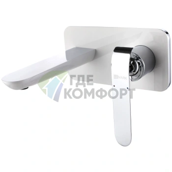 Врезной смеситель Lemark Melange LM4926CW для раковины - фото 1
