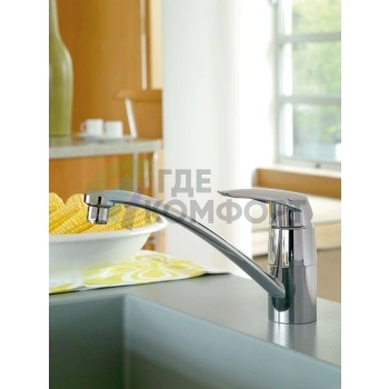Смеситель для кухни Grohe Eurodisc 33770001 – стиль и функциональность - фото 2