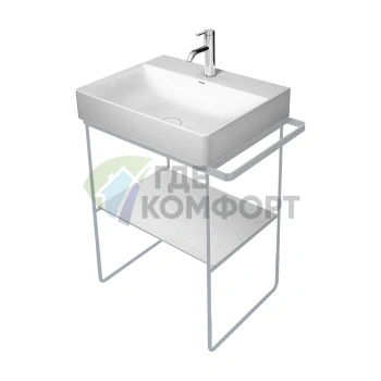 Консоль напольная Duravit DuraSquare металлическая с регулировкой высоты, хром (31151000) - фото 1