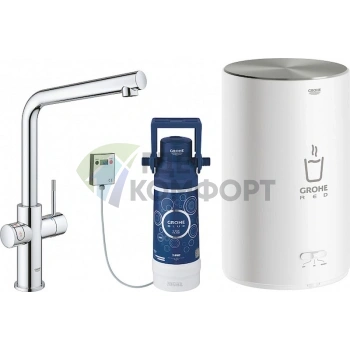 Смеситель Grohe Red II Duo для кухни с системой мгновенного нагрева воды - фото 1