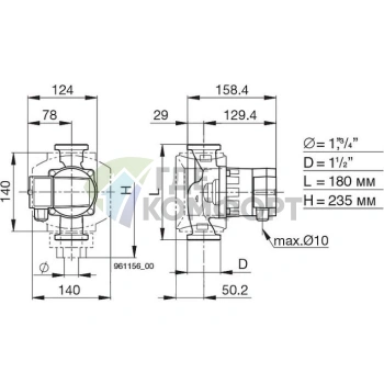 Циркуляционный насос Biral AX 13-1 - фото 4