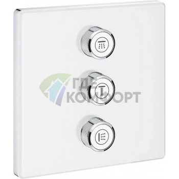 Переключатель потоков Grohe Grohtherm SmartControl 29158LS0 на 3 позиции, цвет Moon White