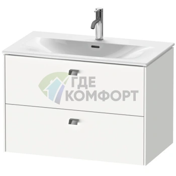 Тумба подвесная Duravit Brioso 234483 White High Gloss, 2 ящика, 555x820x479 мм (BR431202222) - фото 1