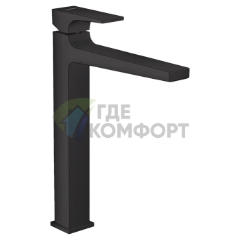 Смеситель для раковины Hansgrohe Metropol 260, черный матовый, на 1 отверстие (32512670) - фото 1