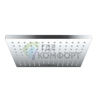 Верхний душ потолочный шарнирный 230х170 мм с EcoSmart, хром (26283000) - фото 1