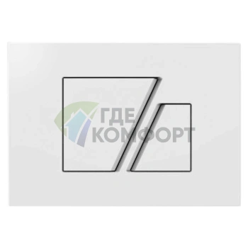 Кнопка смыва для бачка Sanit S707 16.707.01 белая - фото 1