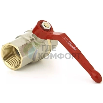 Шаровой кран Danfoss BVR 1 1/4 резьба латунь рукоятка 065B8210 (Данфосс)