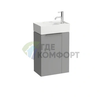 Тумба под раковину Laufen Kartell 815334, 445×275×615 мм, серая матовая (4.0751.2.033.634.1) - фото 1