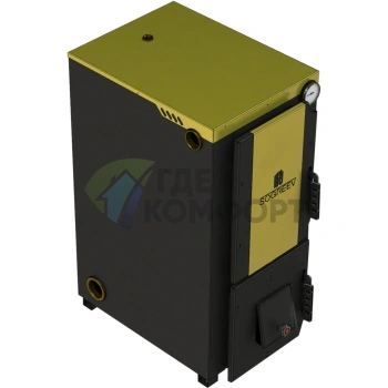 Твердотопливный напольный одноконтурный котел Sogreev ECO 25S d150