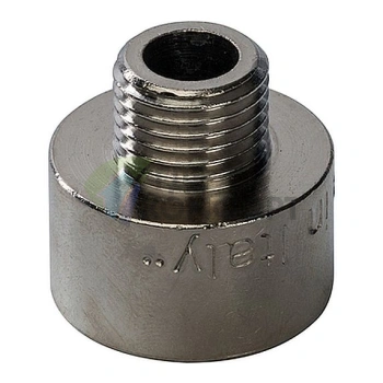 Переходник STOUT ВН 1/2 x 1/4 внутренняя/наружная резьба никелированный - фото 2