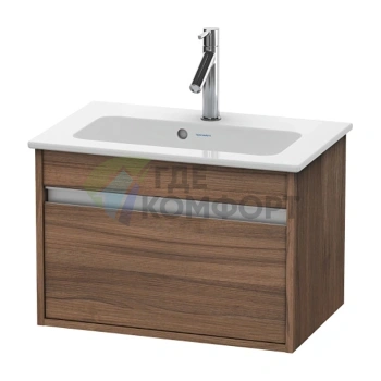 База под раковину Duravit Ketho с выдвижным ящиком 410x600x385, цвет натуральный орех (KT642207979) - фото 1