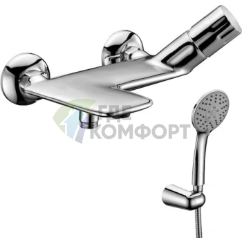 Стильный смеситель Lemark Wing LM5302C для ванны с душем — ваш идеальный комфорт - фото 1