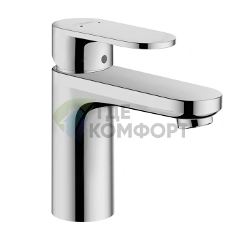 Смеситель для раковины Hansgrohe Vernis Shape 70, без донного клапана, компактный излив, хром (71567000) - фото 1