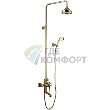 Душевая стойка угловая Lemark Brava LM4762G - фото 1