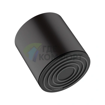 Верхний душ Hansgrohe Pulsify 105 мм, EcoSmart, матовый черный/графит (24132670) - фото 1