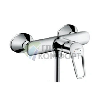 Смеситель для ванны Hansgrohe Novus Monotrou: на 1 отверстие, излив 140 мм, хром (71322000) - фото 1