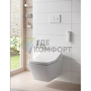 Подвесной унитаз TOTO SP CW522EY с интеллектуальным сиденьем Washlet SX и полной комплектацией - фото 2