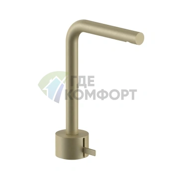 Смеситель для раковины Fantini AF/21 с покрытием Matt British Gold PVD (27 P6 A506WF) - фото 1