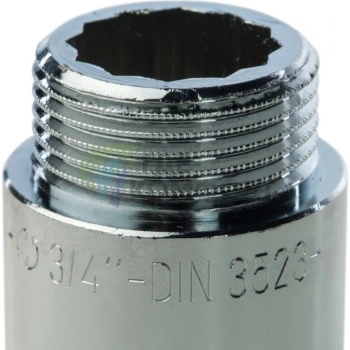 Удлинитель STOUT латунный 3/4 x 40 хромированный - фото 3