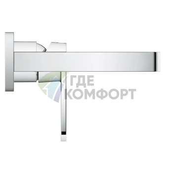 Смеситель Grohe Quadra 33007001 для раковины настенный однорычажный с хромированным покрытием - фото 3