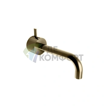 Смеситель для раковины Fantini AF/21 встраиваемый, цвет Matt British Gold PVD (27 P6 A513B) - фото 1