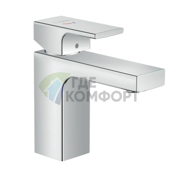 Смеситель для раковины Hansgrohe Vernis Shape CoolStart однорычажный с донным клапаном, хром (71594000) - фото 1